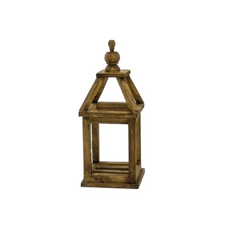 Rustic Arrow Wooden Rectangular Lanter for Decor 120045